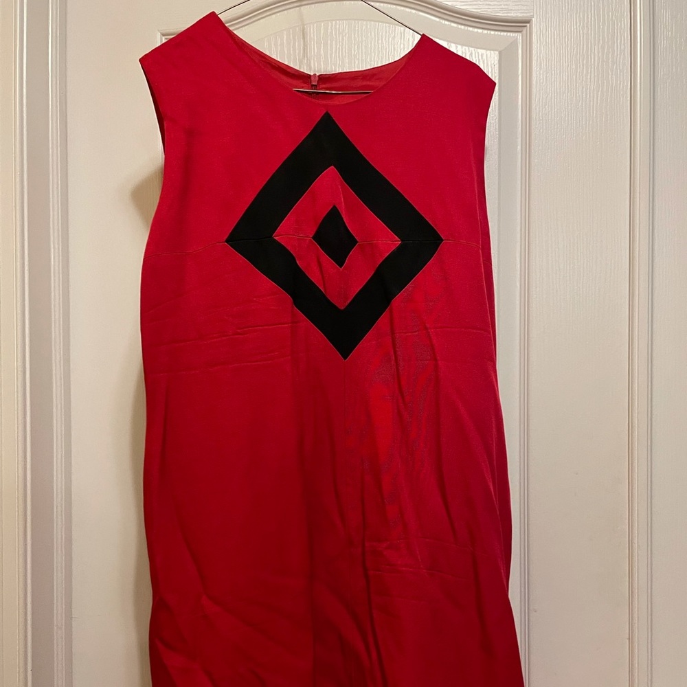 Donna Klein Collection Red Dress Size 16